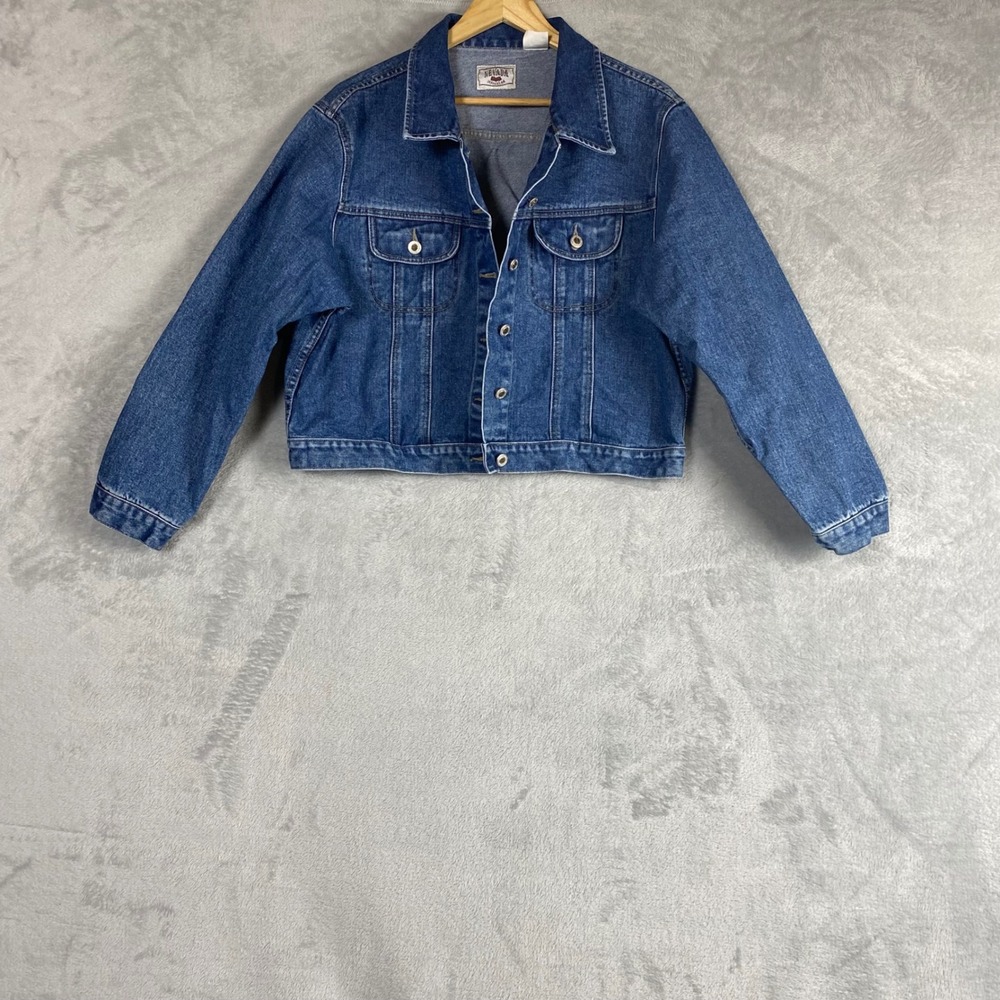 Nevada Jeanswear Sears Vintage Denim‎ Trucker Jacket Medium Blue Wash Size 40 L